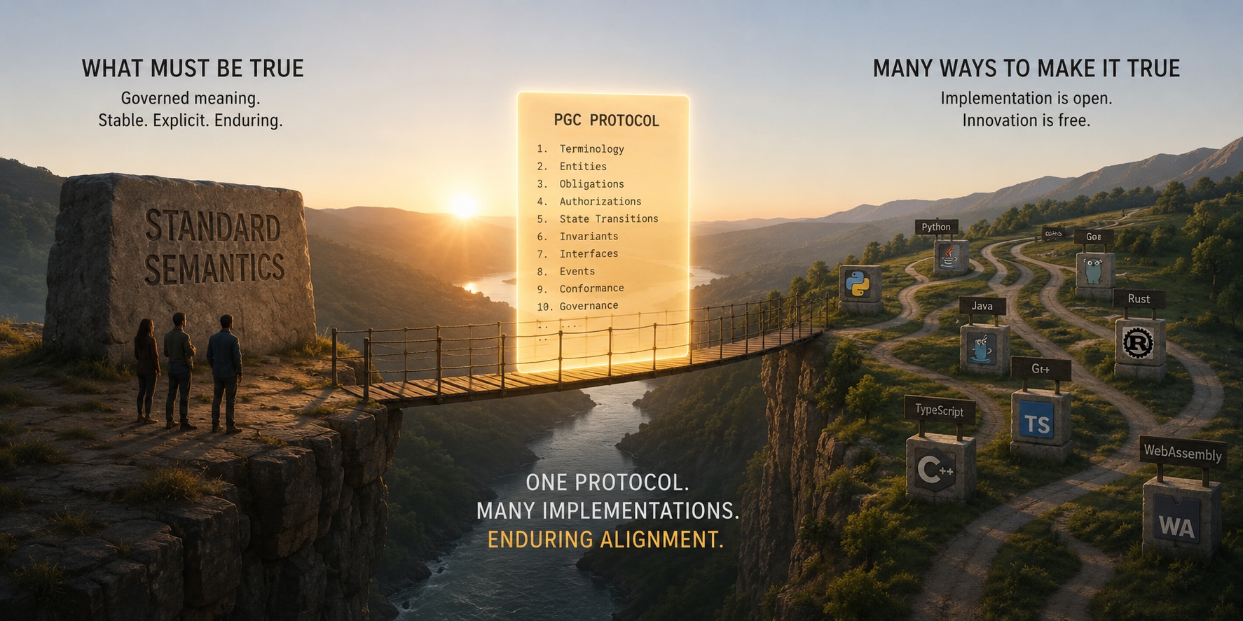 A Draft Open Standard for Protocol-Governed Computing